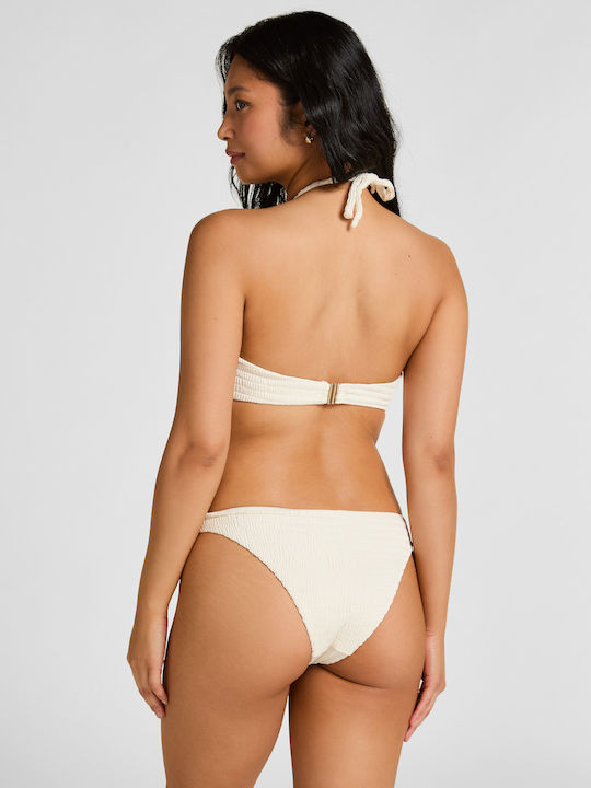 Trägerloses Bikinioberteil Weiß