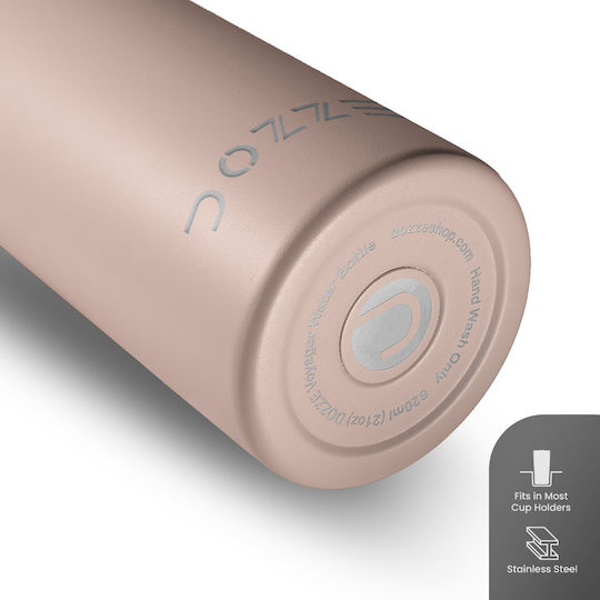 Dozze Μπουκάλι Θερμός Ανοξείδωτο BPA Free 620ml Πορτοκαλί με Λαβή