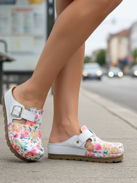 Comfort Way Shoes Women's Leather Anatomic Clogs