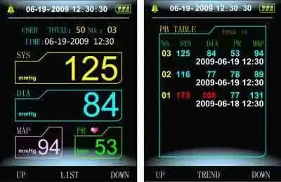 Holter Blood Pressure-spo2 Patient Monitor Contec Abpm50n
