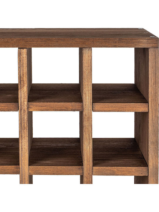 Kadax Free Standing Wooden Wine Rack for 50 Bottles Brown