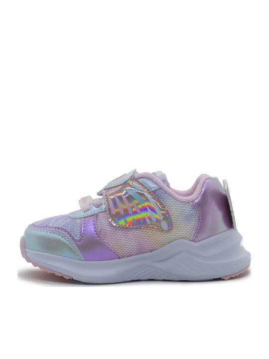 Kinder Sneaker mit Leucht- Rosa
