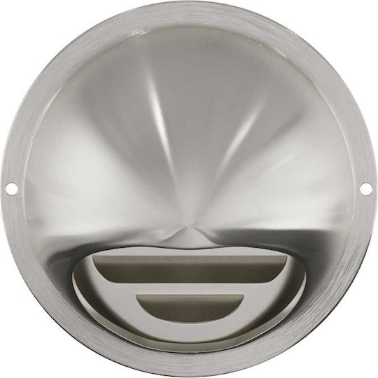 Vidaxl Capace de Aerisire 2 Bucăți Argintii 100 Mm Oțel Inoxidabil