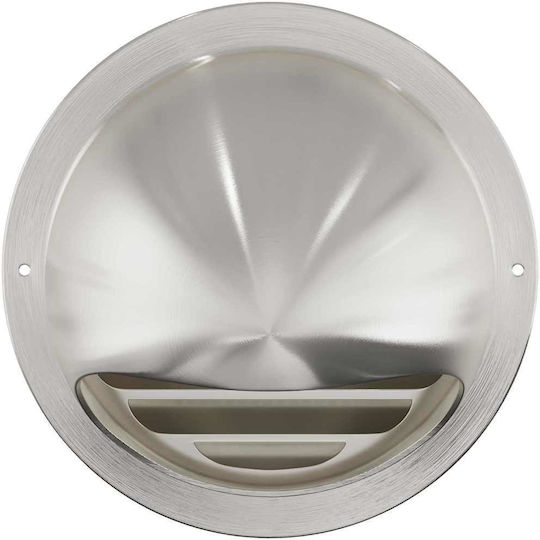 Vidaxl Καπάκια Αερισμού 8 Pcs Ασημί 150 Mm Ανοξείδωτο Ατσάλι
