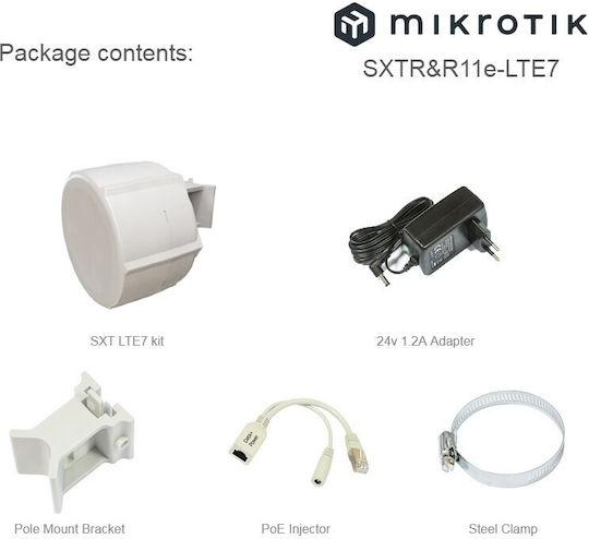 MikroTik SXTR&R11e-LTE7 Εξωτερική Κεραία WiFi