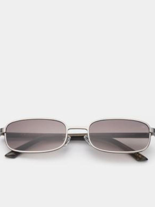 A.Kjaerbede Unisex Sunglasses With Silver Frame And Silver Mirror Lens KL2506-007
