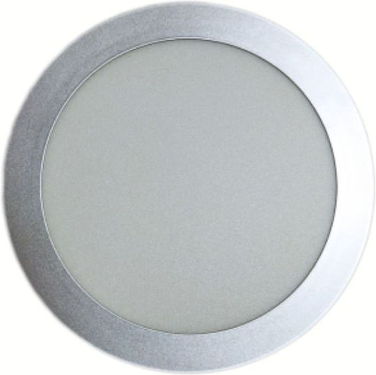 Atman Στρογγυλό Χωνευτό LED Panel 18W με Ψυχρό Λευκό Φως 6000K 22εκ.