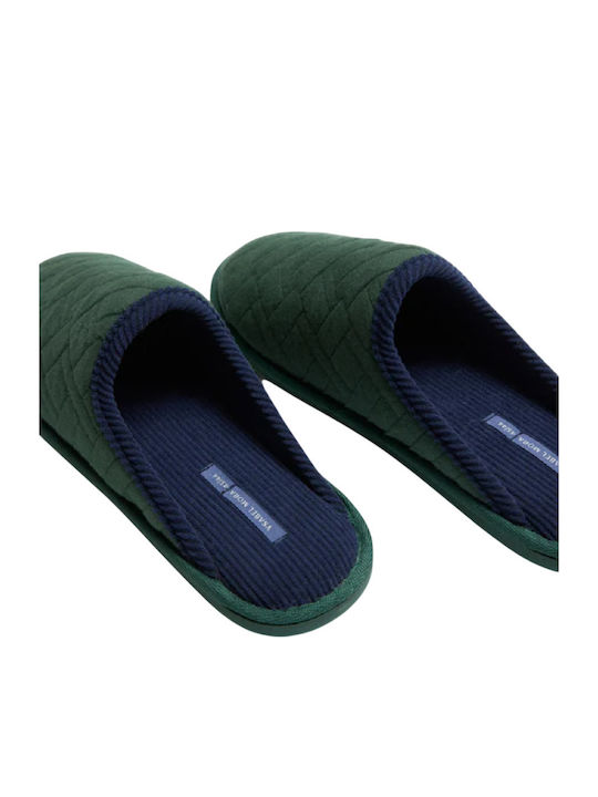 Winter Men's Slippers Green