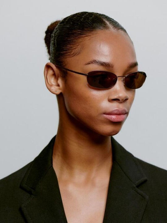 A.Kjaerbede Unisex Sunglasses With Brown Frame KL2508-003