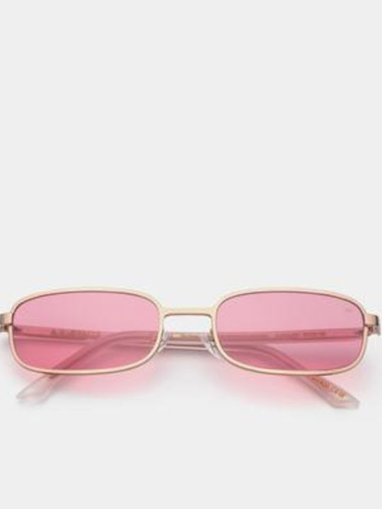A.Kjaerbede Pink Sunglasses With Frame A.Kjaerbede Pink Sunglasses With Frame