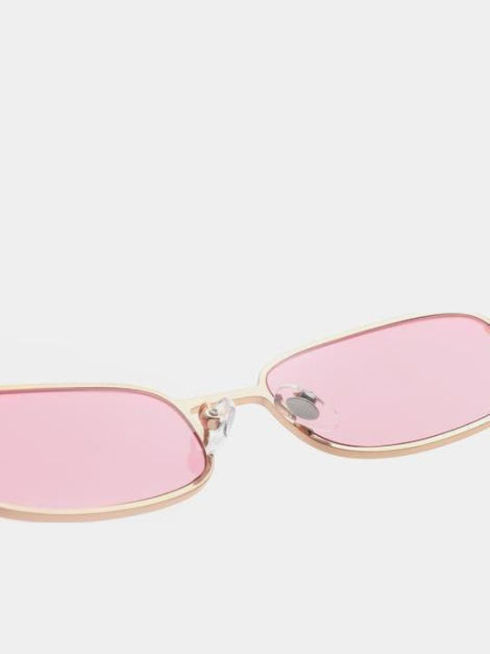 A.Kjaerbede Unisex Sunglasses With Pink Frame And Pink Lens KL2506-005