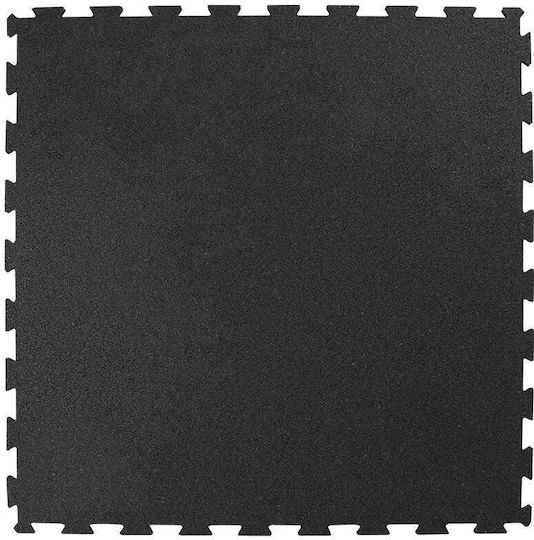 Boden Bodenbelag für Turnhallengeräte Fitnessstudio Schwarz 100x100x1.5cm 1Stück