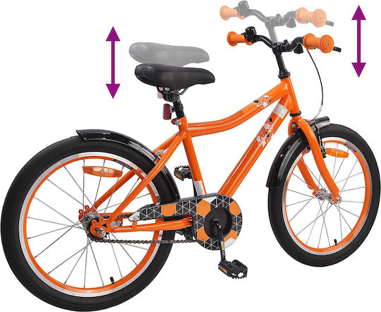vidaXL 18" Kinderfahrrad BMX Orange