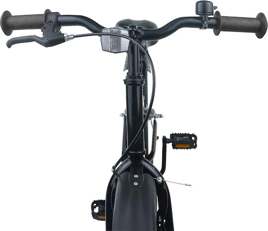 vidaXL Bicicletă Copii 18" BMX Neagră