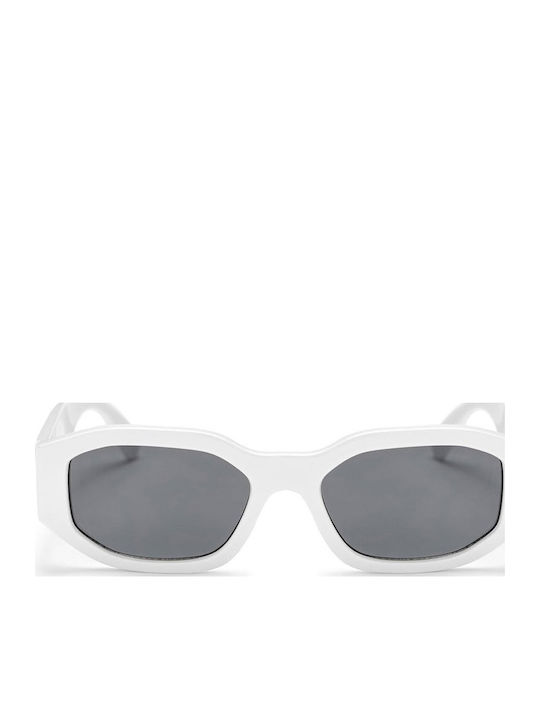 Chpo Brooklyn White Sunglasses With Frame