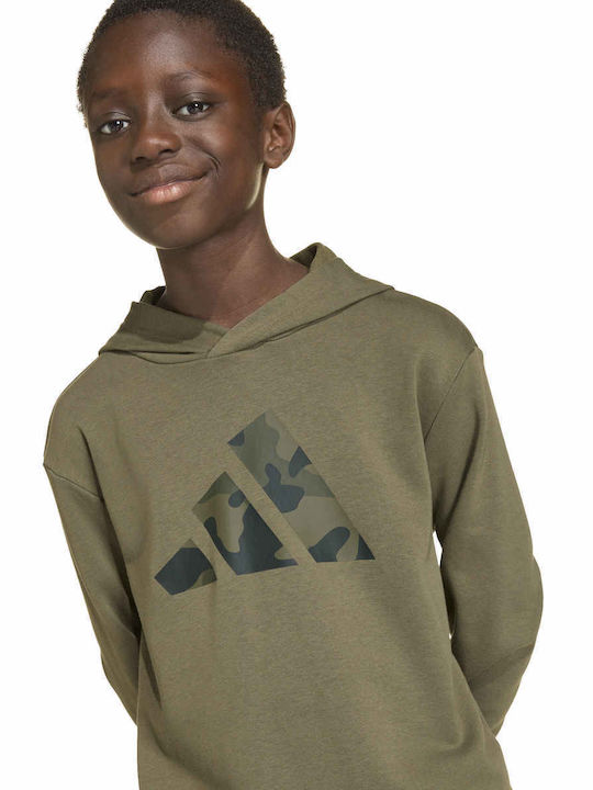Kids Sweatpants Set Olive Strata/Black