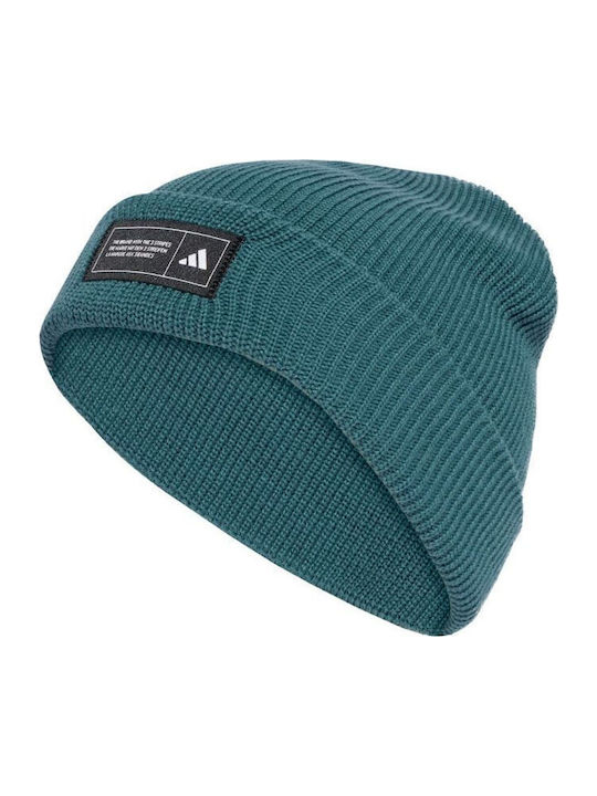 Essentials Beanie Männerschwarz Strickmütze in Grün