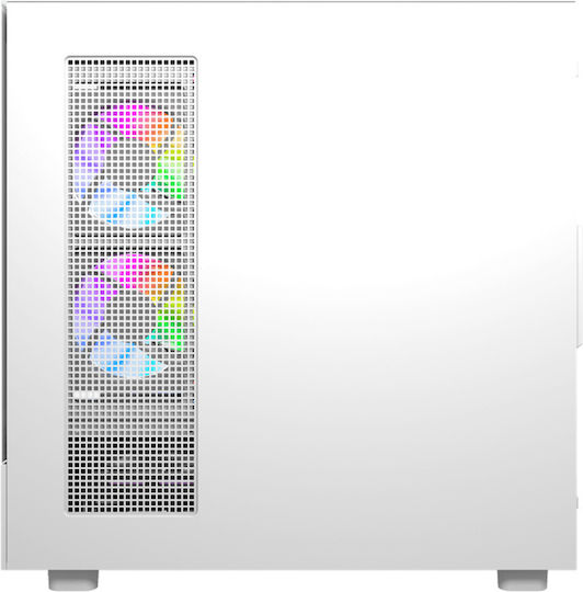 Darkflash DS950 Gaming Mini Tower Computer Case with Side Window White Without Fans