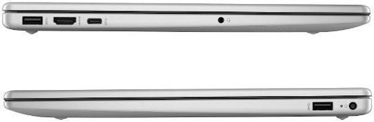 HP 15-fd0052nv 15.6" FHD (Kern i5-1334U/16GB/512GB SSD/W11 Startseite) Natural Silver (US Tastatur)