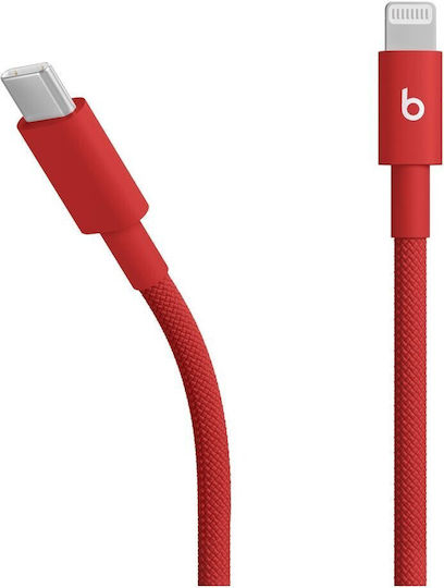 Apple Geflochtenes USB-C zu Lightning Kabel Rot 1,5m MFEH4ZM/A
