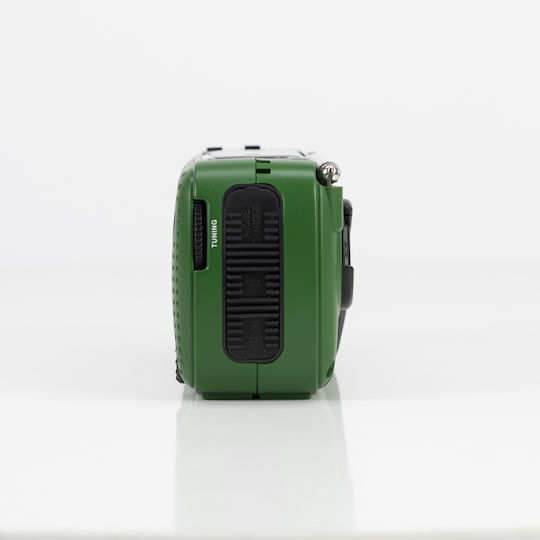Degen DE13 Tragbares Radio Solar mit USB Grün