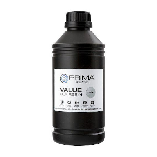 PrimaCreator Value UV Resin for 3D Printer Transparent 1kg 1000ml (PV-RESIN-B405-1000-LG)