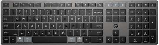 HP 720 Безжично Само клавиатура Английски US Черен