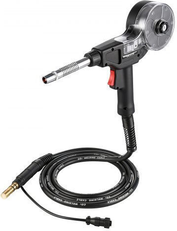 Vevor 135amp Spool Gun 3m Cable Replacement Miller Spoolmate 100 11pcs Mig Welding Contact Tips & Er4043 0.9mm Aluminum Mig Welding Wire