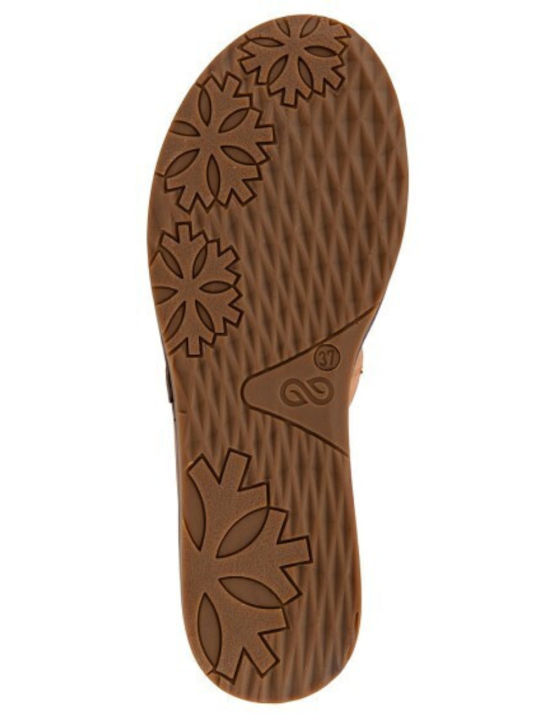 Δερμάτινα Γυναικεία Loafers σε Ταμπά Χρώμα
