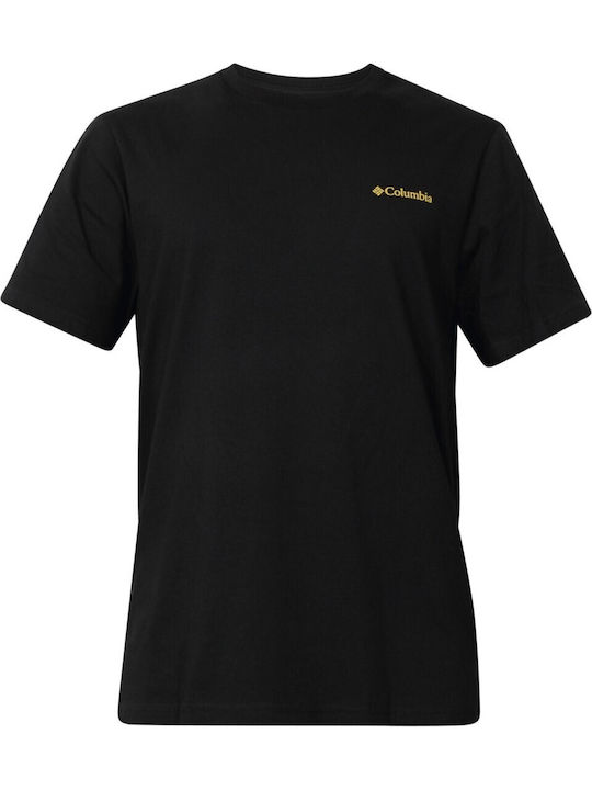 Herrenblusen Kurzarm T-Shirt Schwarz