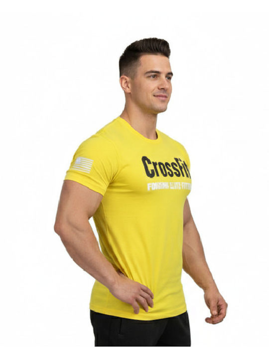 Sportliches T-Shirt Gelb