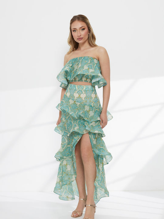 Set With Skirt Green