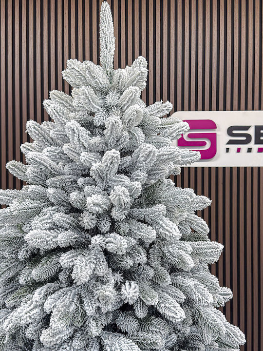 Χριστουγεννιάτικο Δέντρο Laponia Select Snow Χιονισμένο, Στολισμένο 230εκ. Μπλε