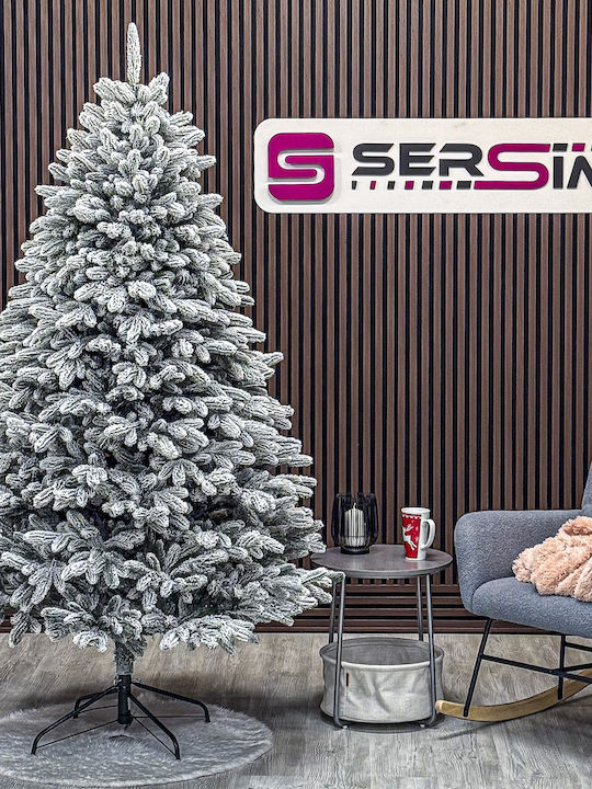 Χριστουγεννιάτικο Δέντρο Laponia Select Snow Χιονισμένο, Στολισμένο 230εκ. Μπλε