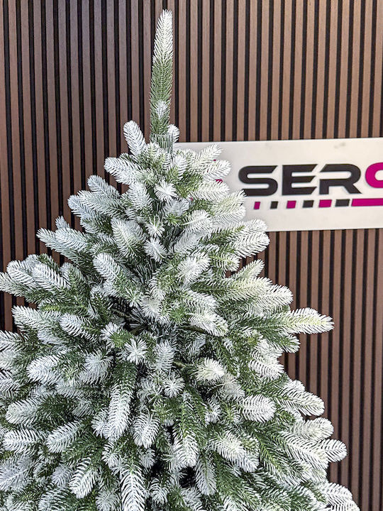 Brad De Crăciun Polar Winter Select Decorat 250cm Alb