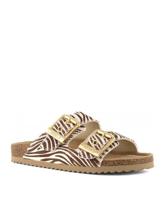 Colors Of California Women's Flat Sandals Brown