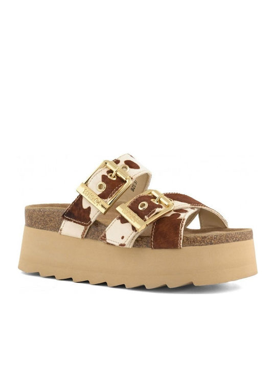 Colors Of California Women's Flat Sandals Gold