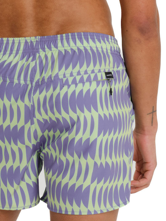 Herren-Bademode Kurze Hosen Mehrfarbig 261.EM504.35-Pr572b-LimetteLila