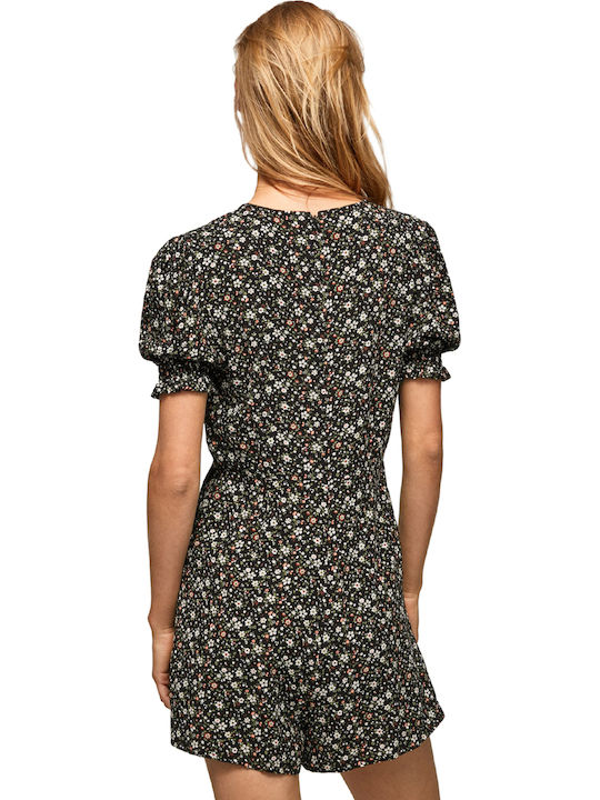 Alida De Damă Mâneca scurta Short întreg Negru