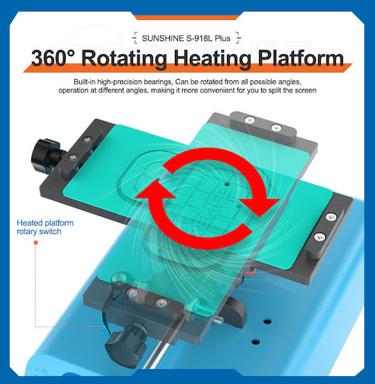 Touchscreen Display Separation Station Sunshine Ss-918l Plus