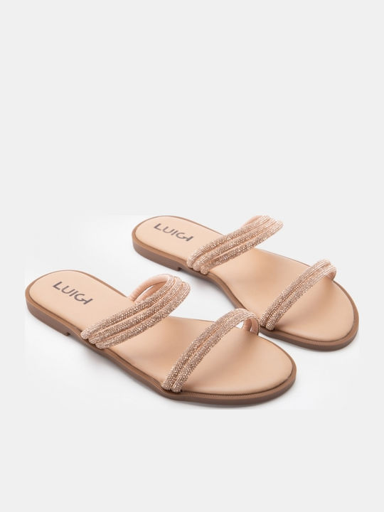 Goldene Damen Sandalen