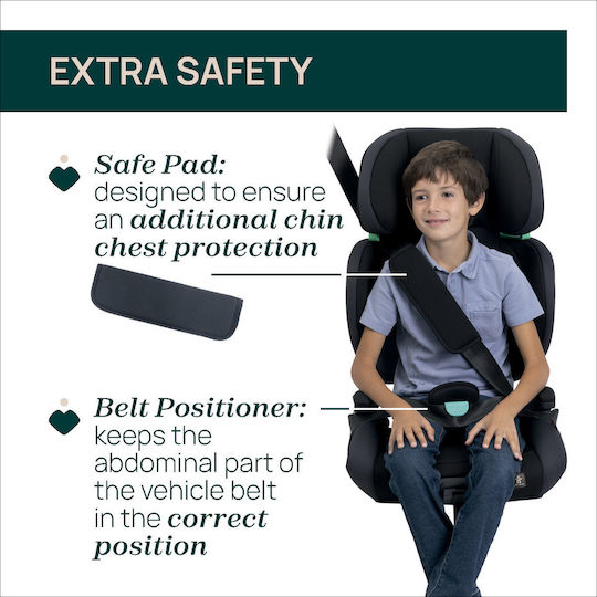 Chicco Quizy Car Seat High-back Booster i-Size with Isofix Black 15-36 kg