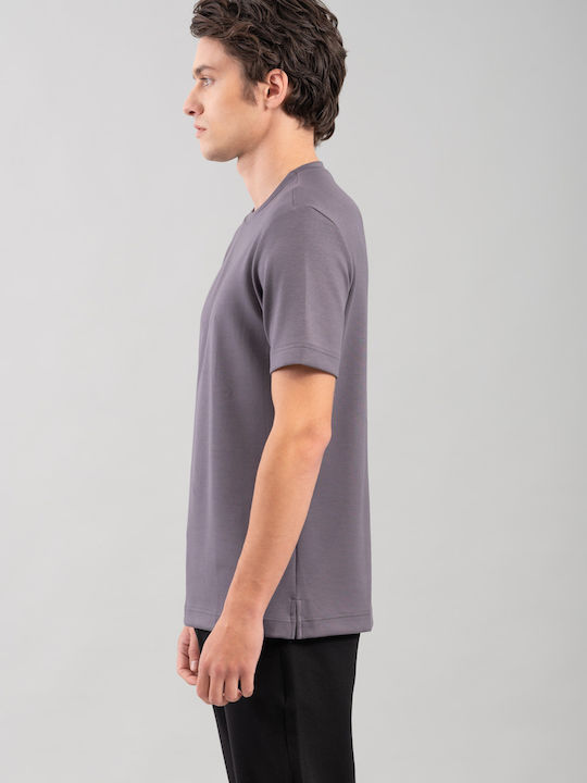 200 Short Sleeve Blouse Gray