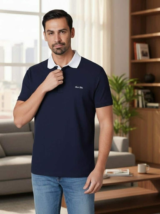 Short Sleeve Blue Blouse