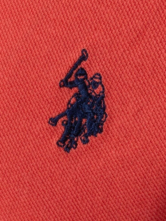 U.S. Polo Assn Polo Short Sleeve Coral Blouse U.S. Polo Assn Polo Short Sleeve Coral Blouse