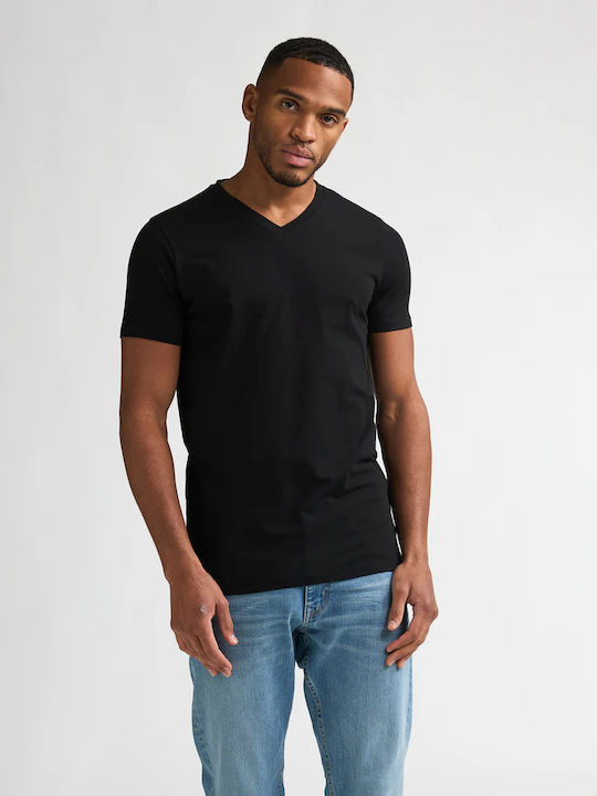 Blake Men's Short Sleeve Undershirts In Black Colour 2Pack