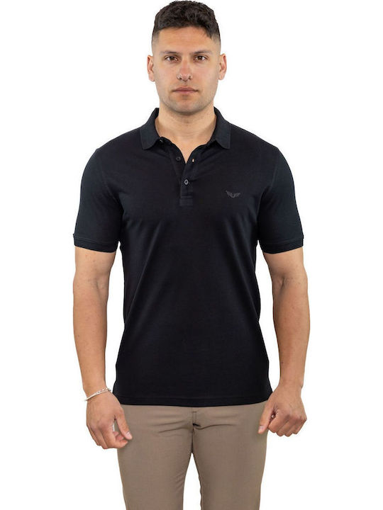 Bluza Polo Neagră