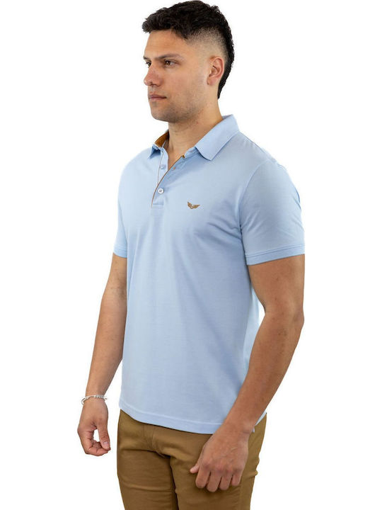 Polo Herrenblusen Hellblau