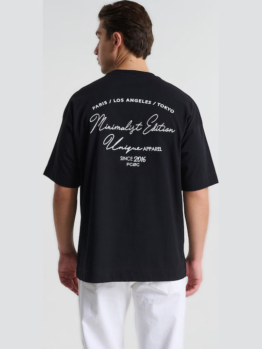 T-shirt Μαύρο
