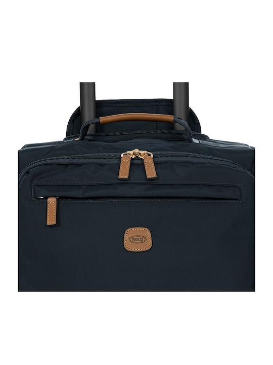 Bric's Milano X-travel Cabin Suitcase Ocean Blue with 4 Wheels Height 45cm
